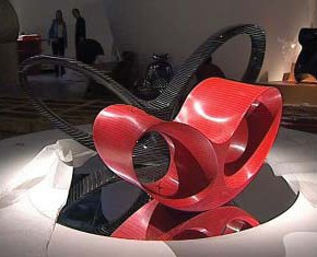 Design Ron Arad, chaise longue Loop Loom, 1992