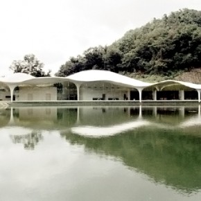 Toyo Ito & Associates, Meiso No Mori Municipal Funeral Hall, Kakamogahara, Gifu 2004-2006. 